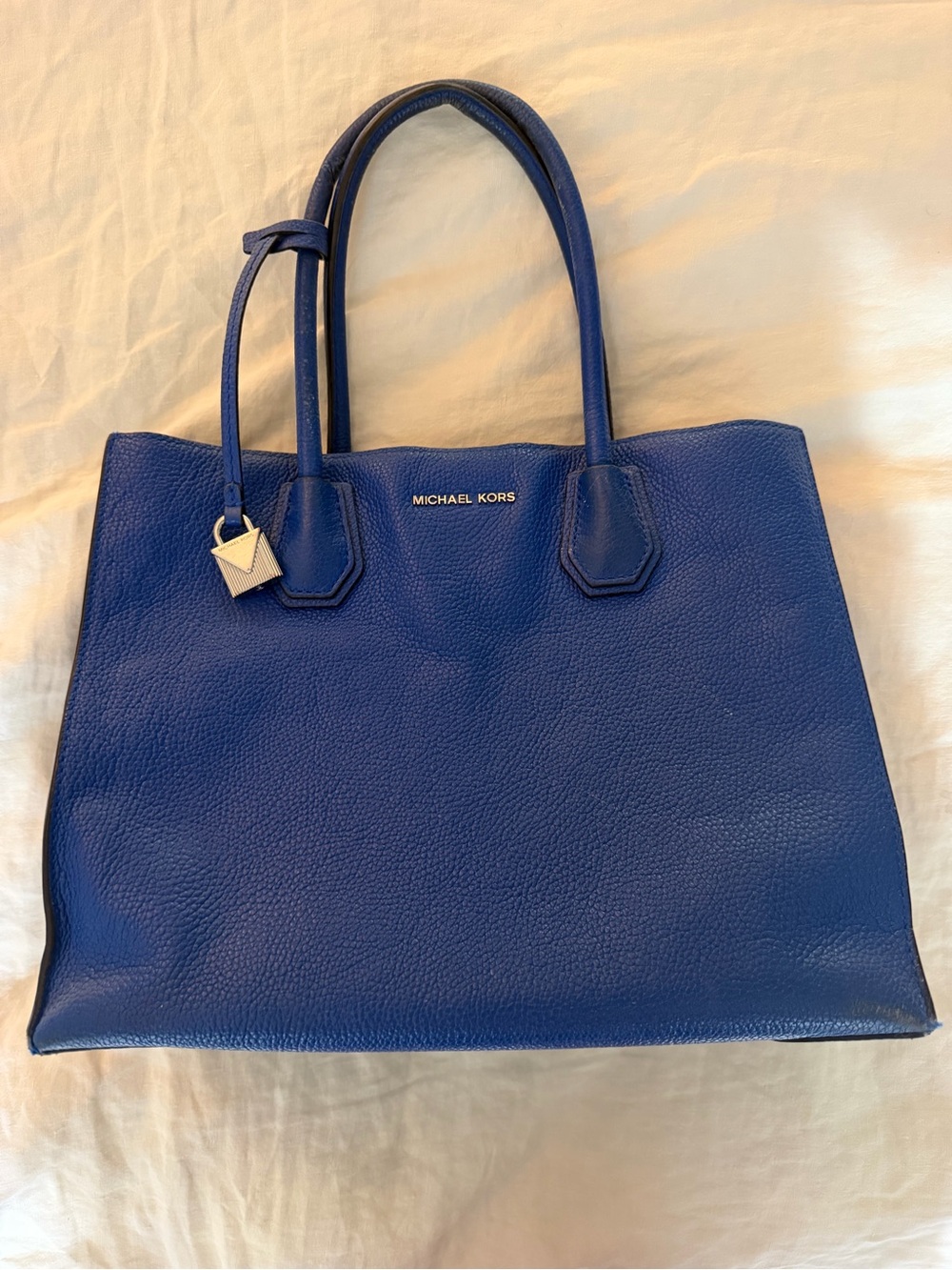 Michael Kors Cobalt Blue Leather Tote